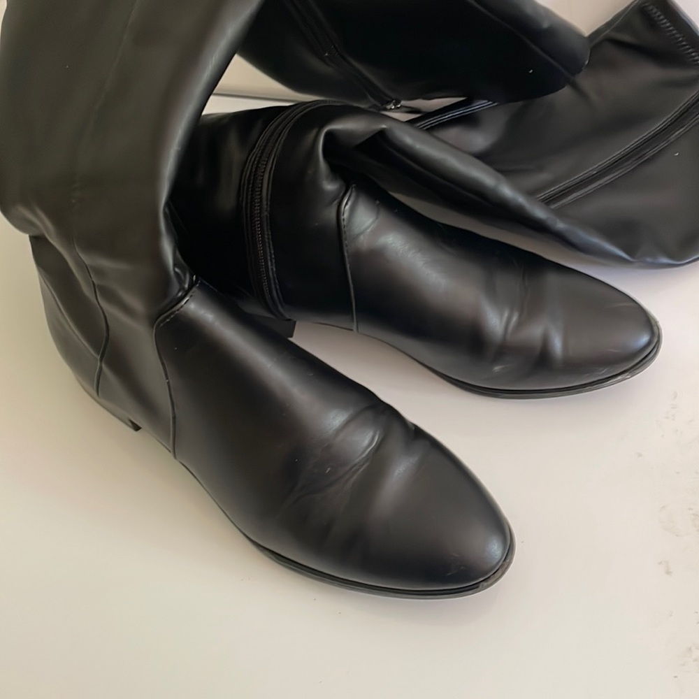 Black Merona OTK boots